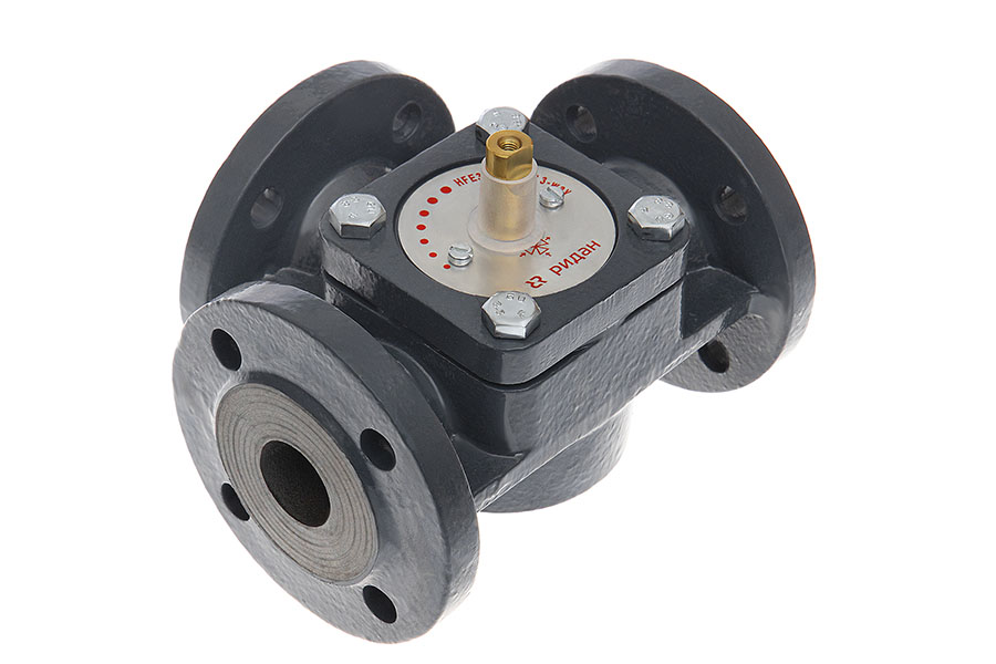 Ридан 065Z0429R — Клапан регулирующий поворотный HFE-3R DN25, Kvs 18, чугун, фланцевый, Т макс - 110 ℃, PN6