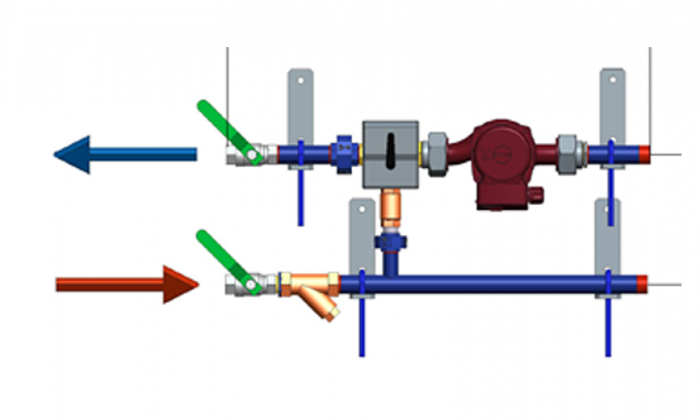 Ридан 150U3626 — Узлы теплоснабжения без термоманометров АУУ-T-50-7,7-40