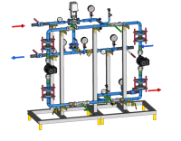 Ридан АУУ-С-ХХХ-ХХХ-С-R V2 - Стандартный узел управления системами отопления (вентиляции) 